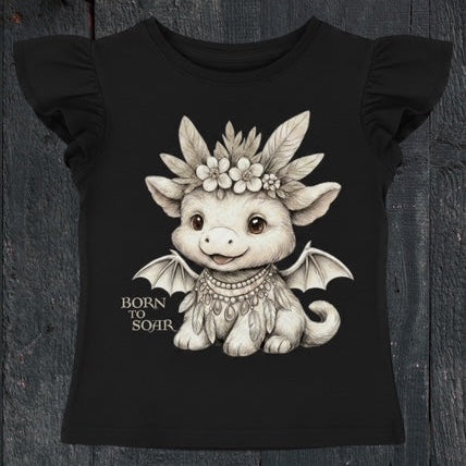 Ember the Boho Dragon — Black