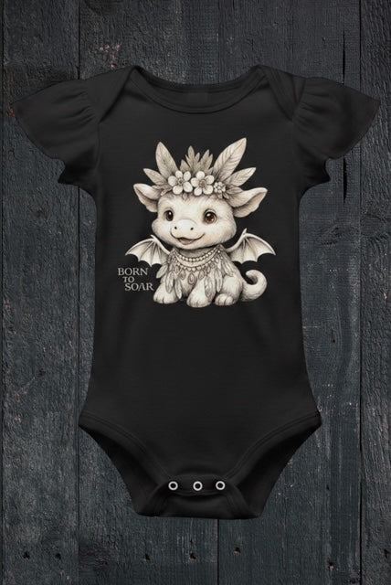 Ember the Boho Dragon — Black