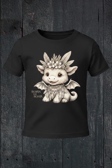 Ember the Boho Dragon — Black