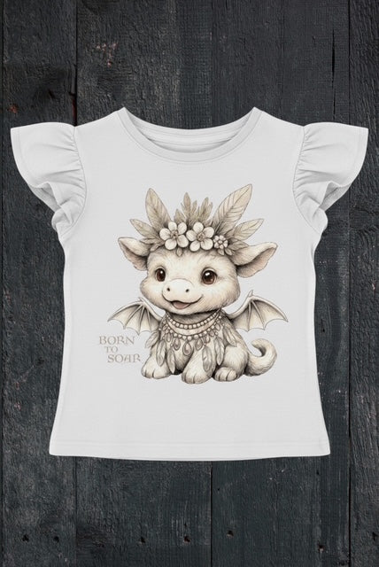 Ember the Boho Dragon — White