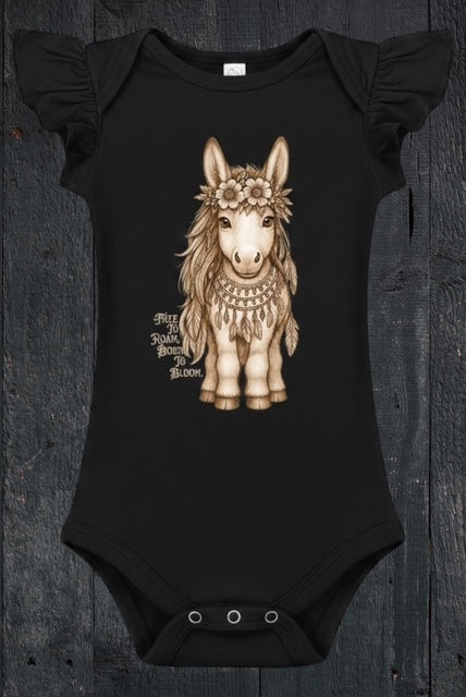 Meadow the Boho Pony — Black